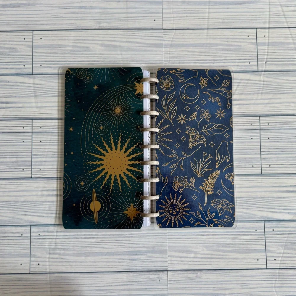 Planner skinny Classic size weekly layout undated celestial stargazer